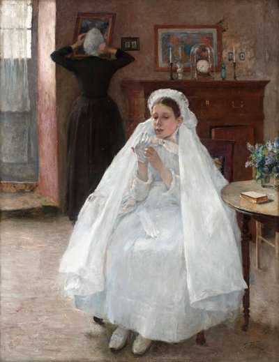 French Confirmand by Georg Vilhelm Pauli